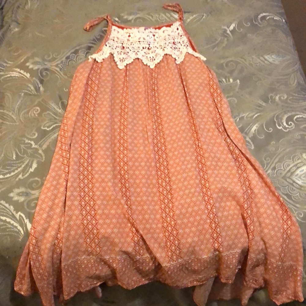 Spring dress with lace top - size M